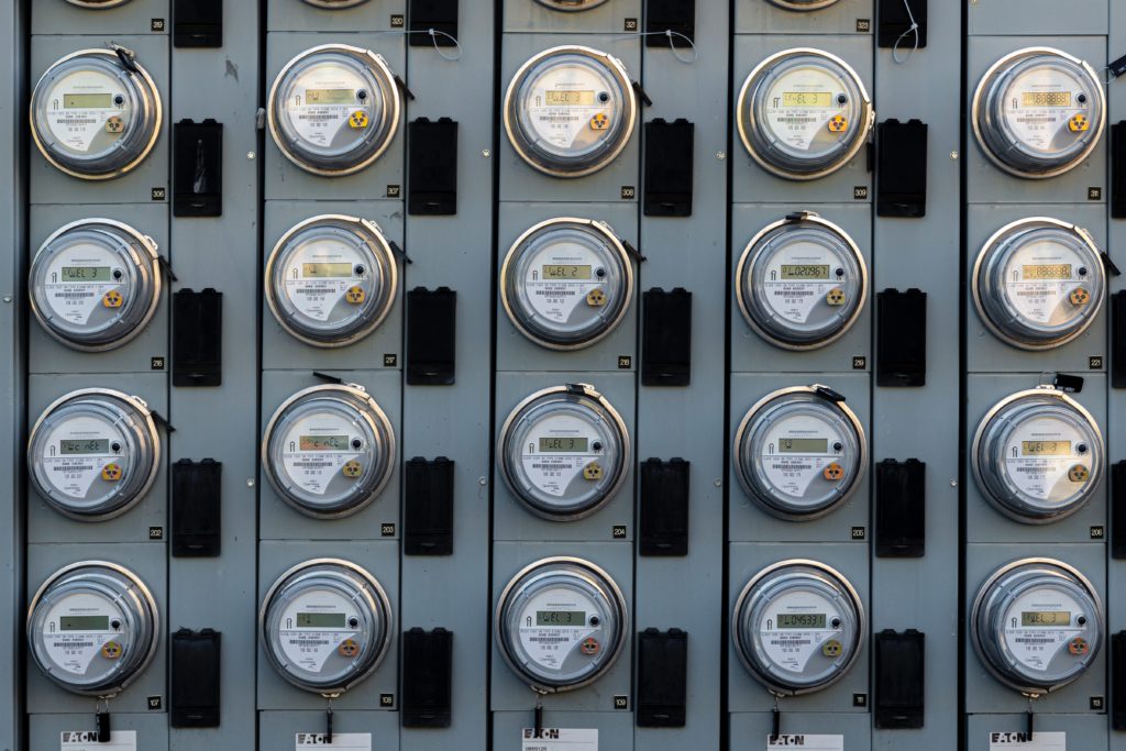 Meter wall